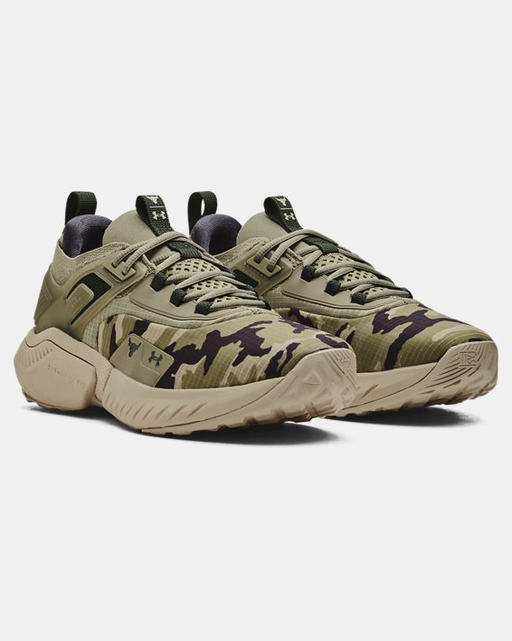 Men's Project Rock 5 Veterans Day Training Shoes in Green image number 3